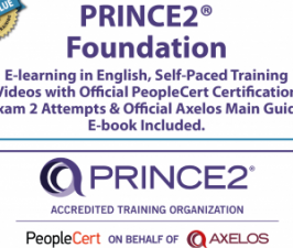 Apprentissage en ligne PRINCE2® 7 Foundation en anglais, vidéos de formation à votre rythme avec examen de certification officiel PeopleCert. Code du cours: PRINCE27FND-FR-E